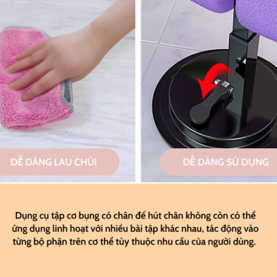 Dụng Cụ Tập Bụng Tại Nhà Đế Hút Chân Không Hiệu Quả Cao Giúp Eo Thon, Dáng Gọn, Nâng Cơ, Giảm Mỡ Chính Hãng miDoctor (giao màu ngẫu nhiên) Unisex