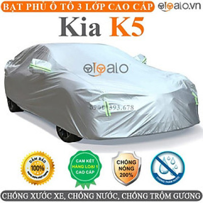 Bạt phủ xe ô tô Kia K5 vải dù 3 lớp CAO CẤP BPXOT