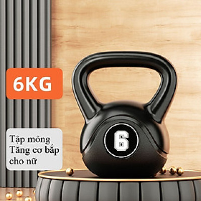 Tạ Bình Vôi,Tạ Ấm 6kg Bê Tông Bọc Nhựa PE Cao Cấp Chính Hãng Đại Nam Sport