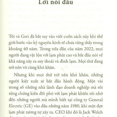 Lãnh Đạo Doanh Nghiệp Vượt Qua Lạm Phát