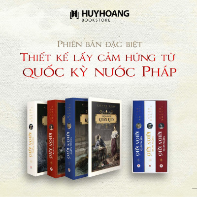 Sách - Boxset Những Người Khốn Khổ - Bộ 3 Tập - Huy Hoàng Bookstore
