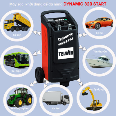 Máy Sạc & Khởi Động Ắc Quy Telwin DYNAMIC 320 START