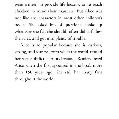 What Is The Story Of Alice In Wonderland?