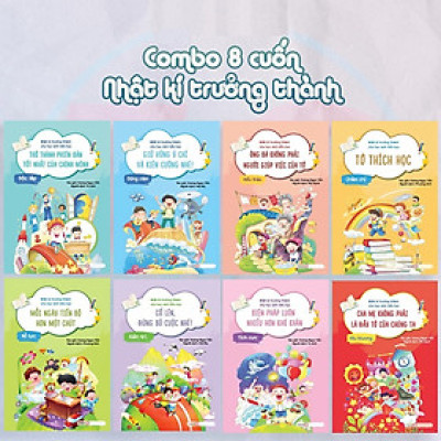 Combo Nhật Kí Trưởng Thành Cho Học Sinh Tiểu Học (Bộ 8 Cuốn)