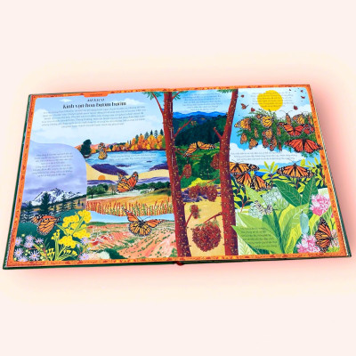 Sách cho bé - Vòng Quanh Thế Giới Cùng Mẹ Thiên Nhiên - Sách tranh, bìa cứng, khổ lớn - Dành cho bé từ 4 tuổi