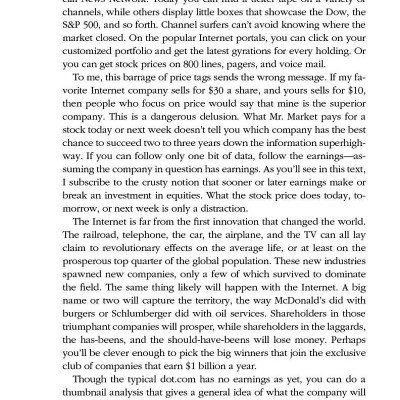 One Up On Wall Street: How To Use What You Already Know To Make Money In The Market