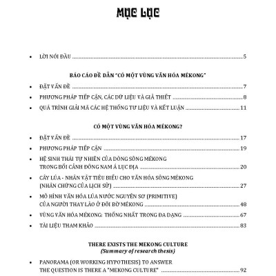 Có Một Vùng Văn Hóa MeKong