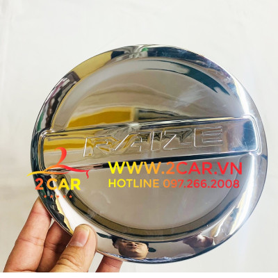 Ốp nắp bình xăng xe Toyota Raize đời 2021 - 2022 mạ crom cao cấp