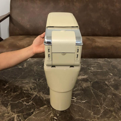 Hộp tỳ tay dành cho ô tô Hyundai Accent 2011-2015, Hyundai Kona 2018-2020 và Hyundai Verna tích hợp 7 cổng USB: Mã DUSBV -Hàng Chính Hãng