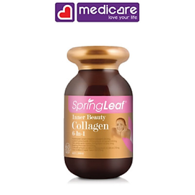 Viên Uống SPRINGLEAF Bổ Sung Collagen Hỗ Trợ Đẹp Da Hộp 60 viên
