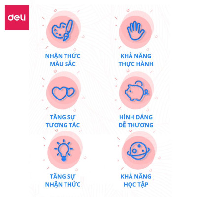 Giấy thủ công 100 tờ học sinh nhiều kích cỡ Deli - Có khổ A4 , giấy gấp origami , giấy gấp hạc hoa động vật - 83631 / 83632 / 83633 / 83634