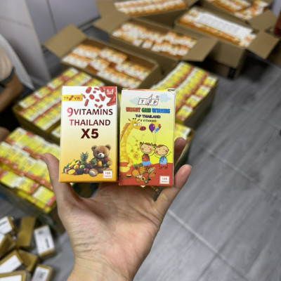 Vitamin TP X5 Thái Lan Viên Uống Hỗ Trợ Tăng Cân, Ăn Ngon, Cải Thiện Cân Nặng 100 Viên