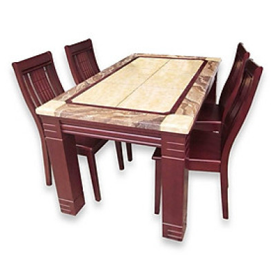 [Trả góp 0%] Bàn ăn Camaro mặt đá IBIE nhiều tùy chọn