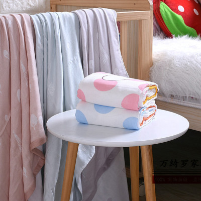 Chăn mền đũi cho bé từ sơ sinh đến tiểu học chất liệu sợi tre thiên nhiên và sợi Cotton, loại siêu mềm mịn, KT: 110x110cm, Bamboo Home - hàng chính hãng BBH01