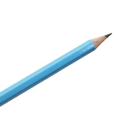 Hộp 12 Bút Chì Gỗ Zio Super Dark HB/2 Kèm Gôm Chuốt - DOMS 8491