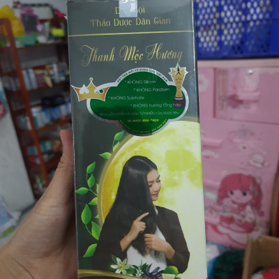 Bộ Dầu Gội - Xả Thanh Mộc Hương không Silicon giảm rụng tóc, Tặng 1 Gói Trà Vằng Túi Lọc Wonmon