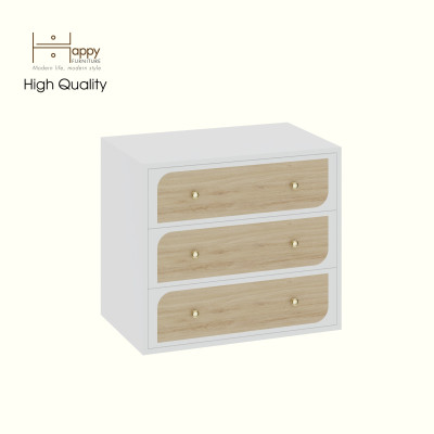 [Happy Home Furniture] BANA, Táp đầu giường 3 ngăn kéo, 70cm x 45cm x 61cm ( DxRxC), THK_121