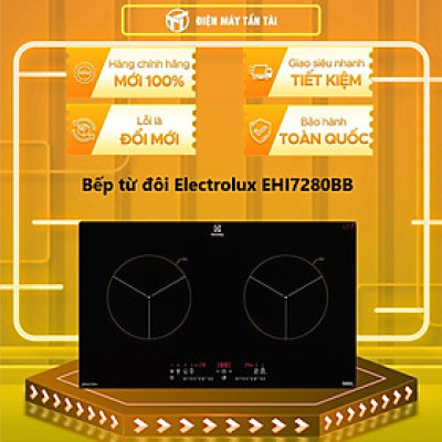 Bếp từ âm 2 vùng nấu 70cm EHI7280BB Electrolux - Hàng chính hãng
