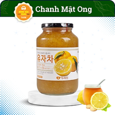 Mật Ong Chanh, Gừng Hàn quốc, Citron Tea Nắp Đen VIP 1kg - Nông Sản Vàng