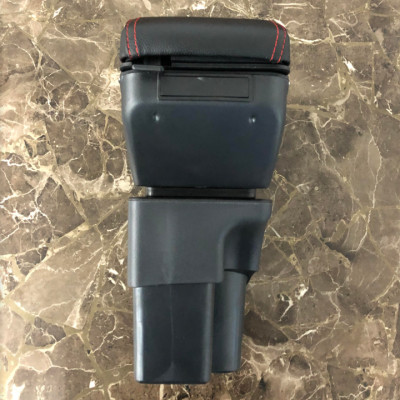 Hộp tỳ tay xe hơi cao cấp Kia Soluto và Kia Soul tích hợp 7 cổng USB - Mã: DUSB-SLT - 2 màu: Đen và Be