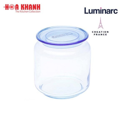 Hũ Thủy Tinh Luminarc Rondo Blue 500ML - J1848