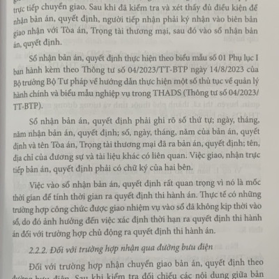 Cẩm nang thi hành án dân sự (Tái bản lần thứ hai, có sửa đổi, bổ sung)