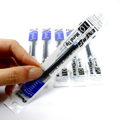 Ruột bút ký Pentel ENERGEL nét 0.5/ 0.7/ 1.0mm màu xanh/ đỏ