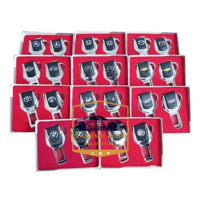 Bộ 2 Chốt Khóa Dây An Toàn 4S dành cho ô tô Logo Các Hãng Xe - Hàng Chính Hãng