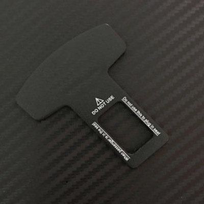 Chốt cài dây an toàn Logo hãng cao cấp bọc da bản cải tiến có thể móc nối tiếp Trendy Car