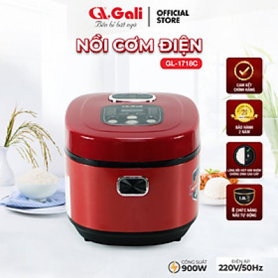 Nồi Cơm Điện Gali GL-1718C. Dung tích 1,8L đa chức năng nấu như nấu Lẩu, Chè, Soup,... Hàng chính hãng, bảo hành 24 tháng