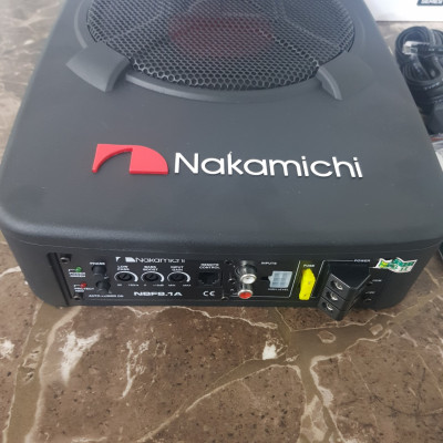 Bộ Loa SUB siêu trầm đặt gầm ghế xe ô tô, thương hiệu Nhật Bản NAKAMICHI NBF8.1A - Hàng Chính Hãng