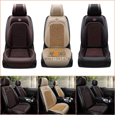 Áo trùm lót bọc ghế xe ô tô Honda City da PU hạt gỗ tự nhiên CAO CẤP