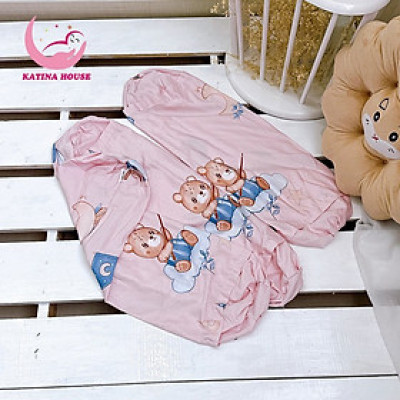 Vỏ áo gối ôm cho bé Katina House 70-90cm, vải tencel mềm mát họa tiết ngộ nghĩnh đáng yêu