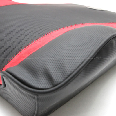Tựa Lưng Ô Tô Cao Su Non Bọc Da CIND G003 Màu Đen Đỏ
