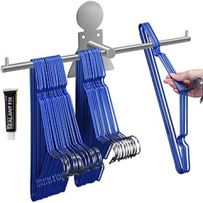 Giá treo móc phơi quần áo gắn tường inox 304 Hobby home decor GPM3