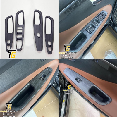 Ốp chống xước nội thất vân đá Hyundai Santafe 2021 Cao cấp