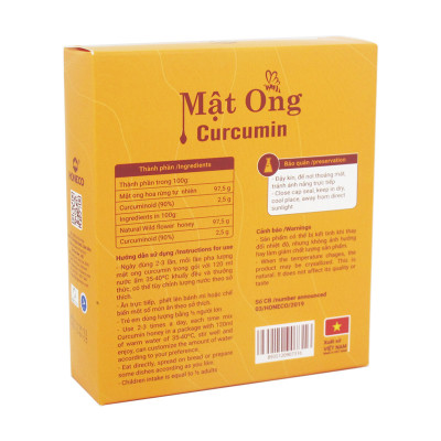 Mật ong Curcumin HONECO 15 gói x 15g