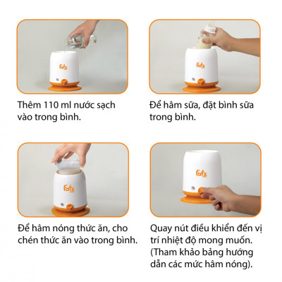 Máy Hâm Sữa - Mono 2 - Fatzbaby Fb3002SL