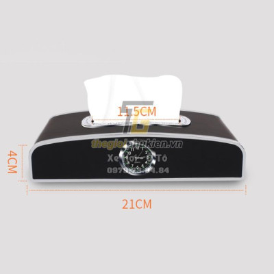 Hộp đựng khăn giấy 3 trong 1 trên Ô tô, Xe hơi