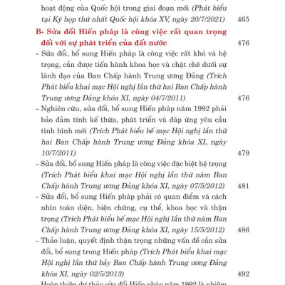 Quốc Hội trong tiến trình đổi mới đáp ứng yêu cầu xây dựng, hoàn thiện nhà nước pháp quyền xã hội chủ nghĩa ở Việt Nam - bản in 2024