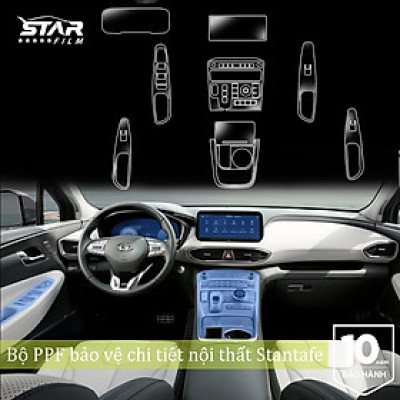 Huyndai Santafe 2022 PPF TPU chống xước tự hồi phục STAR FILM