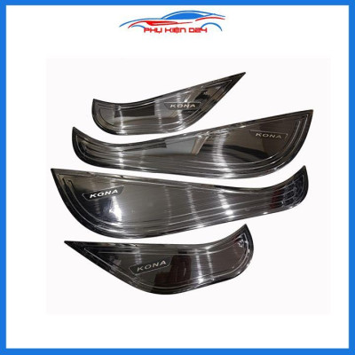 Bộ ốp tapli Kona 2018-2019-2020-2021-2022 vân Titan chống xước va đập khi mở cửa và làm đẹp xe