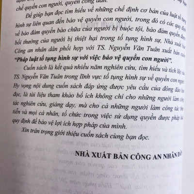 Pháp Luật Tố Tụng Hình Sự Với Việc Bảo Vệ Quyền Con Người