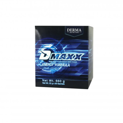 DMAXX thức uống bổ sung vitamin năng lượng có đường DAMODE 21 gói dùng thử màu xanh