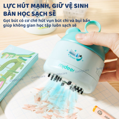 Bộ gọt bút Chì tự động kèm tẩy Cao Cấp Mideer Artist Electric Stationery, đồ dùng học tập cho bé