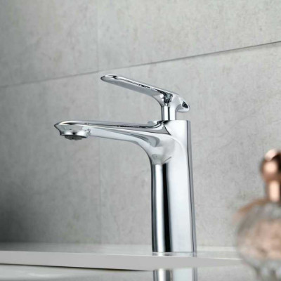 Vòi lavabo nóng lạnh đồng mạ crom niken Juno sofa Teady VCT- 2002A 