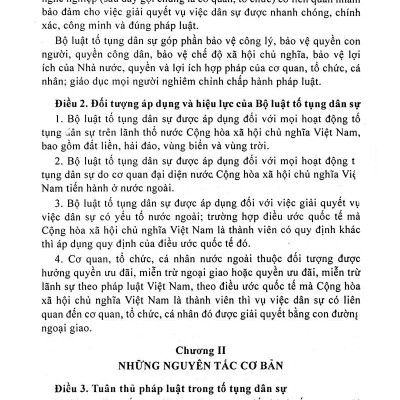 Bộ Luật Tố Tụng Dân Sự Của Nước Cộng Hòa Xã Hội Chủ Nghĩa Việt Nam (2016)