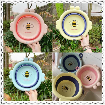 Thau Chậu Rửa Mặt Gấp Gọn Cho Bé - nhiều mẫu