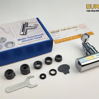 Đầu vòi tăng áp đa năng, điều hướng 360 độ, 3 chế độ chảy ưu việt cho vòi rửa chén Eurolife EL-TA05