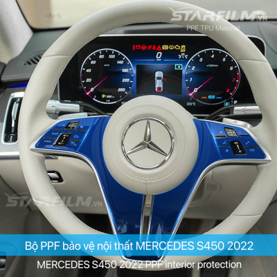 Mercedes Benz S450 2022 PPF TPU chống xước tự hồi phục STARFILM